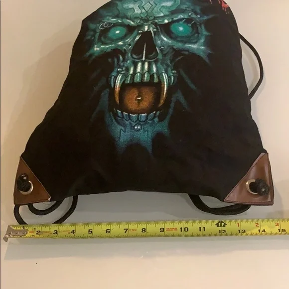 Drawstring “Punks Not Dead” back-sack bag - Picture 5 of 5